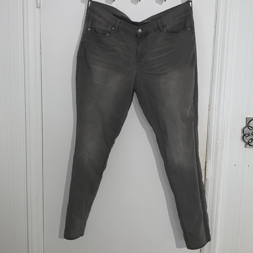 Grey old navy jeans size 16 long